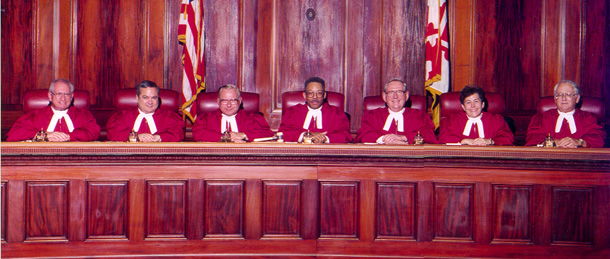 [Color photograph of Court of Appeals Judges]